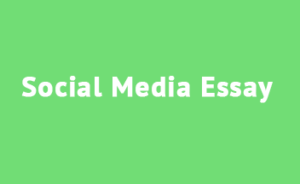 Social Media Essay Writing Guide And Topics